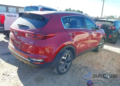 2020 Kia Sportage Ex из США, поврежденный, VIN KNDPN3AC6L7824865